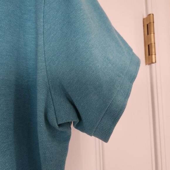 Bonobos Men's LG Slim Fit Cotton Polo Short Slv Collared Shirt Robins Egg Blue - Picture 4 of 6